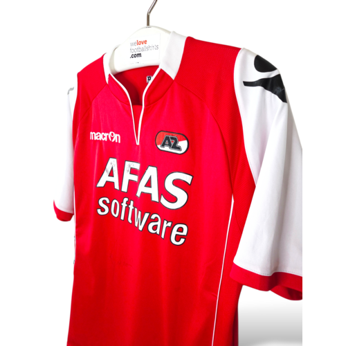 Macron Macron vintage Matchworn en gesigneerde voetbalshirt AZ Alkmaar 2011/12 Macron Macron vintage Matchworn en gesigneerde voetbalshirt AZ Alkmaar 2011/12