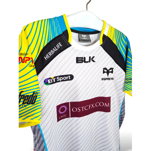 BLK Origineel BLK vintage rugby shirt Ospreys 2014/2015