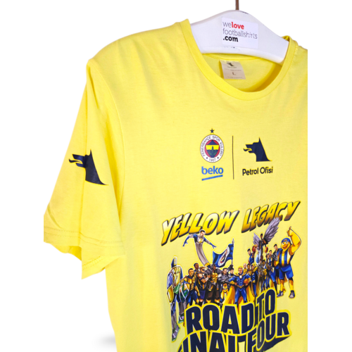 Fanwear Original Fanwear Baumwoll-Fußball-Vintage-T-Shirt Fenerbahçe SK