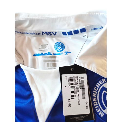 Capelli Sport Originelles Retro-Vintage-Fußballtrikot MSV Duisburg 2017/18 Capelli Sport Originelles Retro-Vintage-Fußballtrikot MSV Duisburg 2017/18