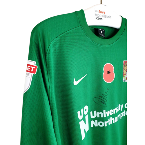 Nike Nike Match-Issue and signed vintage goalkeeper shirt Northampton Town F.C. 2017/18
