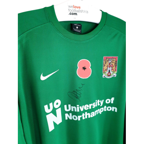 Nike Nike Match-Issue and signed vintage goalkeeper shirt Northampton Town F.C. 2017/18