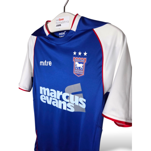 Mitre Originelles Retro-Vintage-Fußballtrikot Ipswich Town F.C. 2013/14