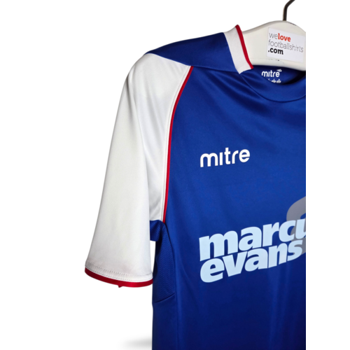 Mitre Originelles Retro-Vintage-Fußballtrikot Ipswich Town F.C. 2013/14