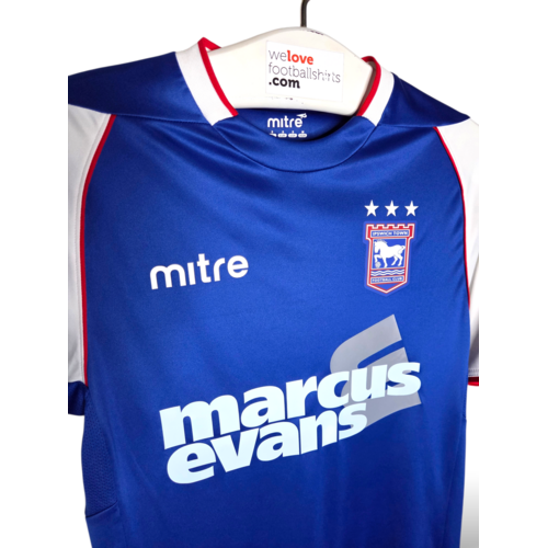 Mitre Originelles Retro-Vintage-Fußballtrikot Ipswich Town F.C. 2013/14