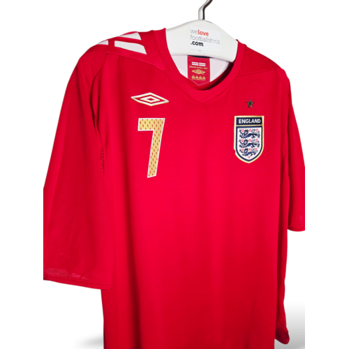 Umbro Originelles Retro-Vintage-Fußballtrikot England Fußball-Weltmeisterschaft 2006