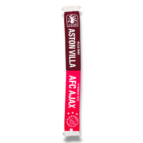 Original Football Scarf AFC Ajax - Aston Villa