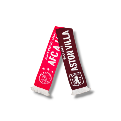 Original Football Scarf AFC Ajax - Aston Villa