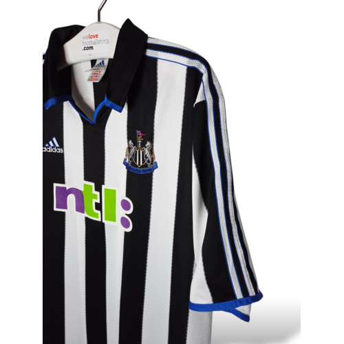 Adidas Originelles Retro-Vintage-Fußballtrikot Newcastle United 2000/01