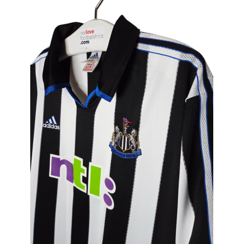 Adidas Originelles Retro-Vintage-Fußballtrikot Newcastle United 2000/01