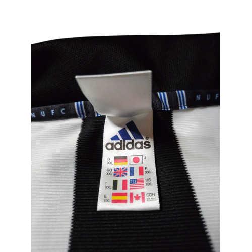 Adidas Originelles Retro-Vintage-Fußballtrikot Newcastle United 2000/01