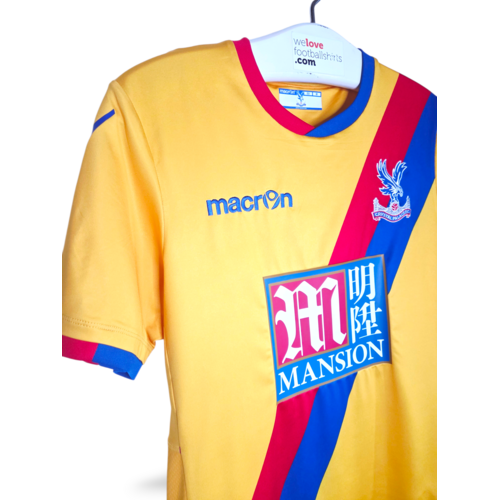 Macron Originelles Retro-Vintage-Fußballtrikot Crystal Palace 2016/17