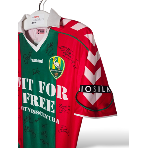 Hummel Vintage Player Issue and signed football shirt ADO Den Haag 2010/11 Hummel Vintage Player Issue and signed football shirt ADO Den Haag 2010/11