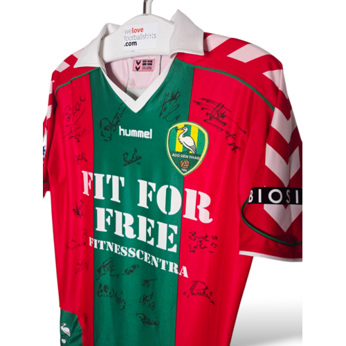 Hummel Vintage Player Issue and signed football shirt ADO Den Haag 2010/11 Hummel Vintage Player Issue and signed football shirt ADO Den Haag 2010/11