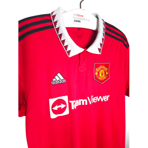 Adidas Origineel retro vintage voetbalshirt Manchester United 2022/23