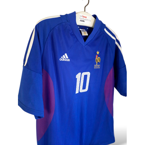 Adidas Original Adidas Vintage-Fußballtrikot Frankreich Weltmeisterschaft 2002