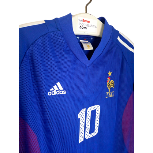 Adidas Original Adidas Vintage-Fußballtrikot Frankreich Weltmeisterschaft 2002