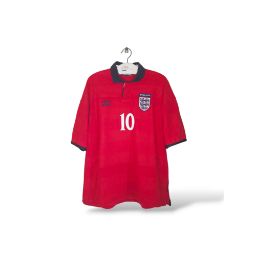 Umbro Originelles Retro-Vintage-Fußballtrikot England EURO 2000