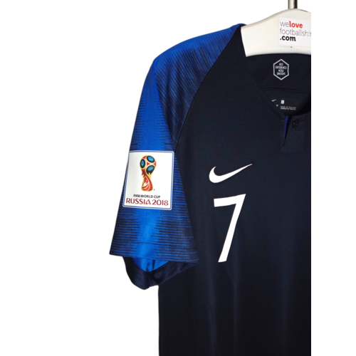 Nike Original retro vintage football shirt France World Cup 2018