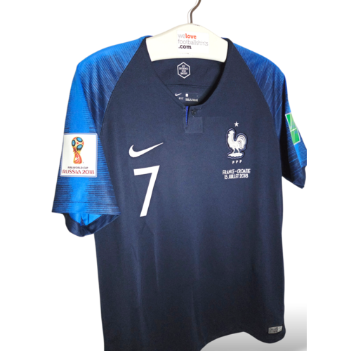Nike Original retro vintage football shirt France World Cup 2018