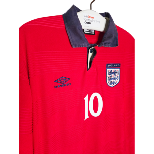 Umbro Origineel retro vintage voetbalshirt Engeland EURO 2000