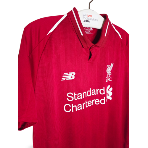 New Balance Origineel retro vintage voetbalshirt Liverpool 2018/19