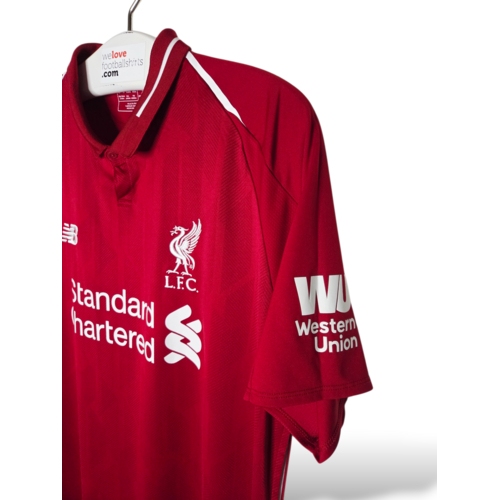 New Balance Origineel retro vintage voetbalshirt Liverpool 2018/19