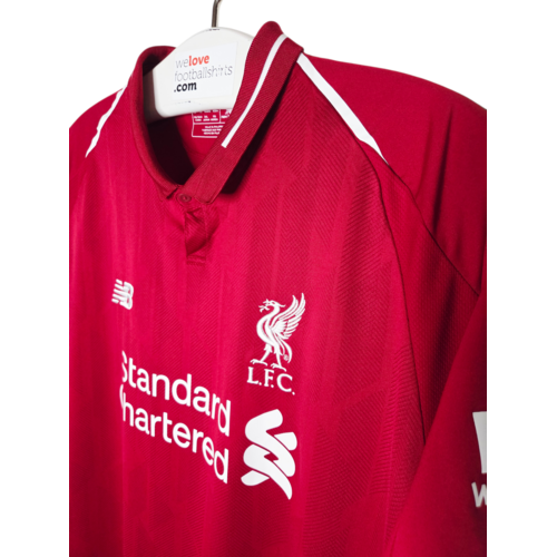 New Balance Origineel retro vintage voetbalshirt Liverpool 2018/19