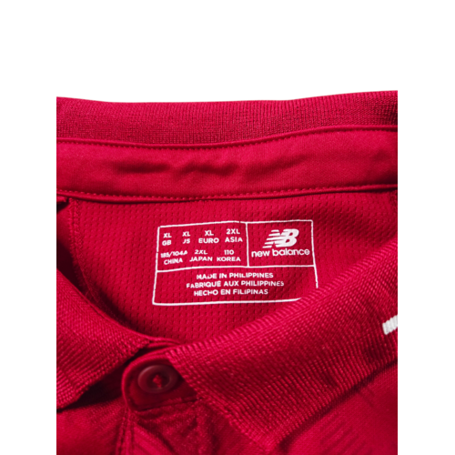 New Balance Origineel retro vintage voetbalshirt Liverpool 2018/19