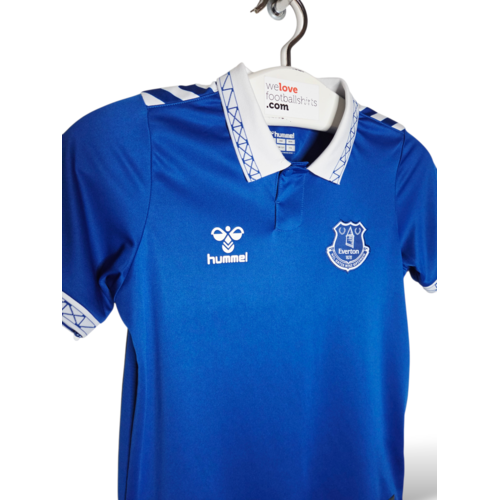 Hummel Origineel retro vintage kinder voetbalshirt Everton 2023/24