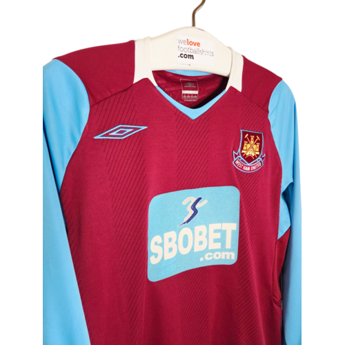 Umbro Originelles Retro-Vintage-Fußballtrikot West Ham United 2008/09