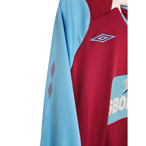 Umbro Originelles Retro-Vintage-Fußballtrikot West Ham United 2008/09