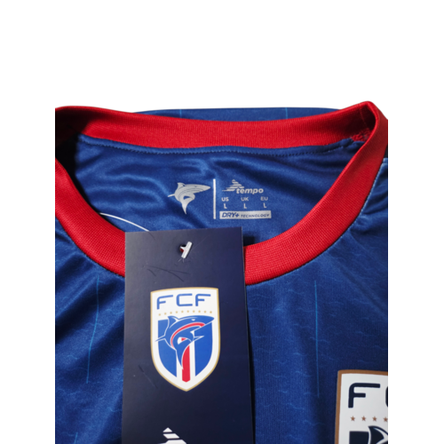 Tempo Origineel retro vintage voetbalshirt Kaapverdië 2024