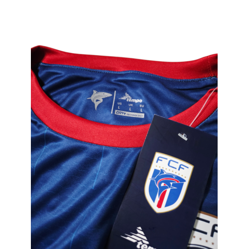 Tempo Origineel retro vintage voetbalshirt Kaapverdië 2024