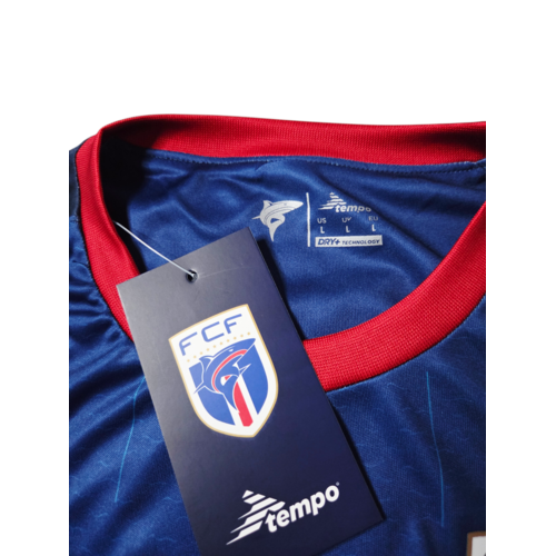 Tempo Origineel retro vintage voetbalshirt Kaapverdië 2024