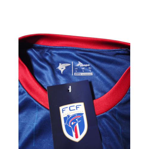 Tempo Origineel retro vintage voetbalshirt Kaapverdië 2024