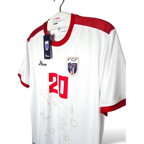 Tempo Origineel retro vintage voetbalshirt Kaapverdië 2024