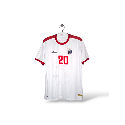 Tempo Origineel retro vintage voetbalshirt Kaapverdië 2024