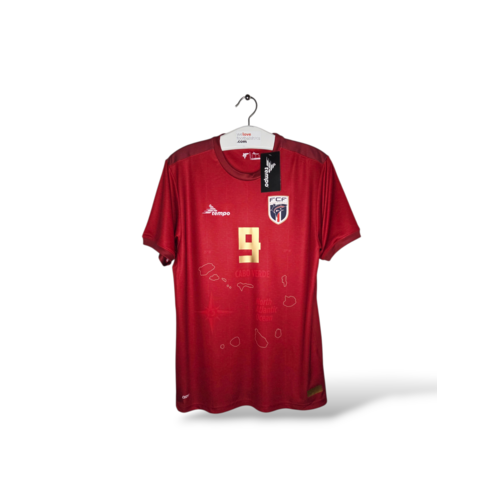 Tempo Origineel retro vintage voetbalshirt Kaapverdië 2024