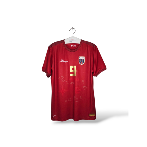 Tempo Origineel retro vintage voetbalshirt Kaapverdië 2024
