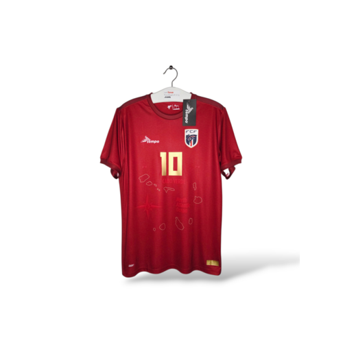 Tempo Origineel retro vintage voetbalshirt Kaapverdië 2024