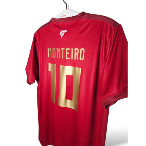 Tempo Origineel retro vintage voetbalshirt Kaapverdië 2024