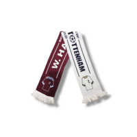 Fußballschal West Ham United - Tottenham Hotspur