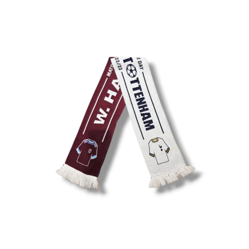 Fußballschal West Ham United - Tottenham Hotspur