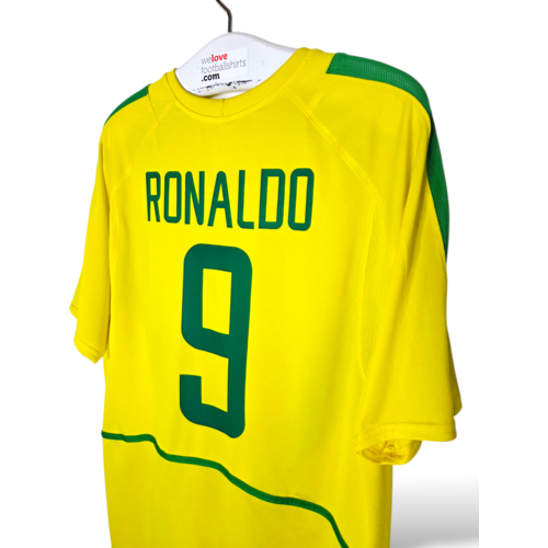 Nike Original retro vintage football shirt Brazil World Cup 2002