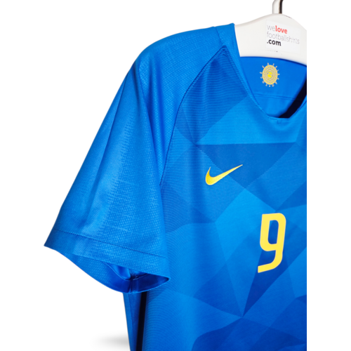 Nike Originelles Retro-Vintage-Fußballtrikot Brasilien WM 2018