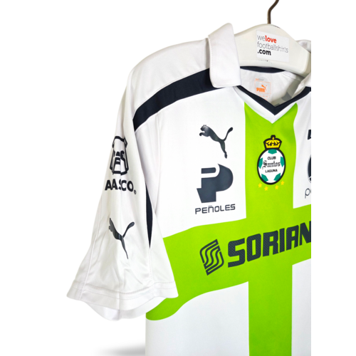 Puma Origineel retro vintage voetbalshirt Santos Laguna 2013/14