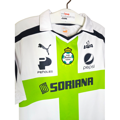Puma Origineel retro vintage voetbalshirt Santos Laguna 2013/14