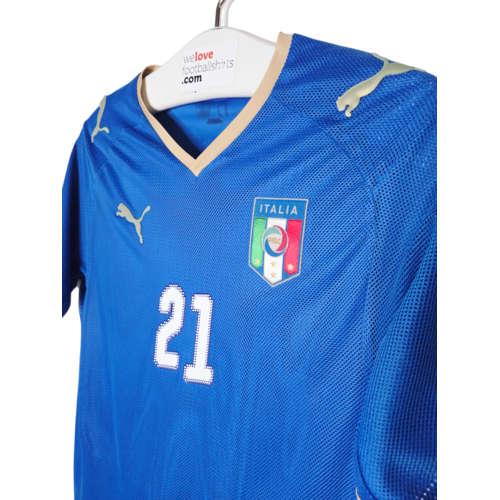 Puma Original retro vintage football shirt Italy EURO 2008
