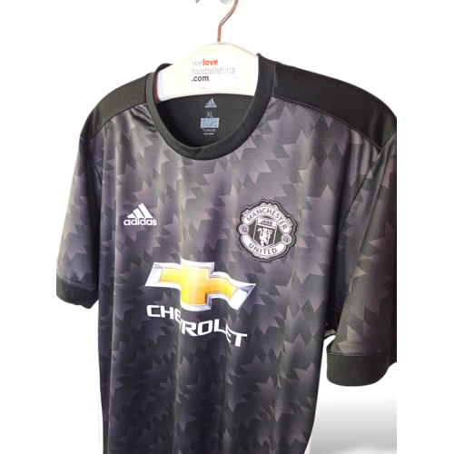 Adidas Origineel retro vintage voetbalshirt Manchester United 2017/18